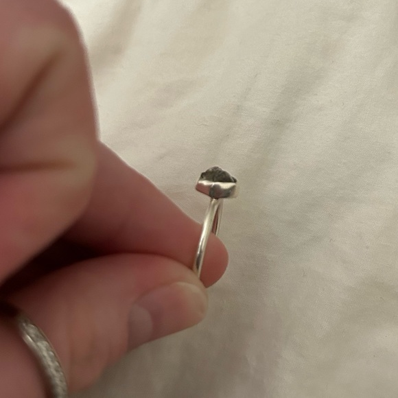 Natural Herkimer Diamond Sterling Silver Ring - Picture 2 of 4